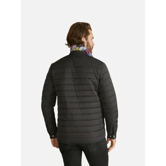 Robert Graham Quilted Puffer Shirt Jacket Coat - Picture 2 of 14